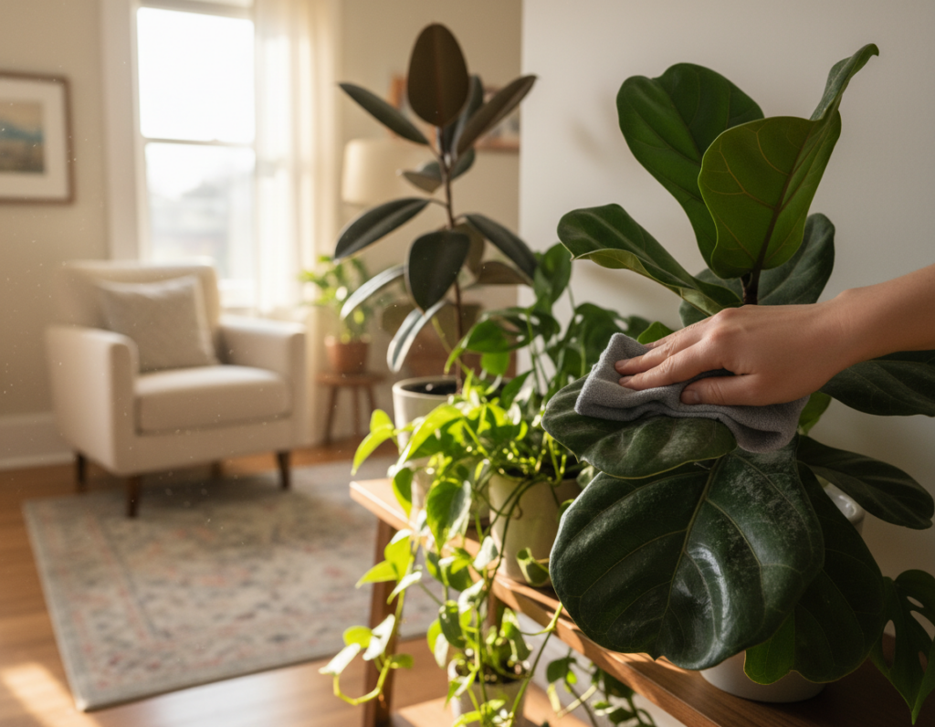 Dusty Leaves May Be Preventing Your Indoor Plants From Growing Properly