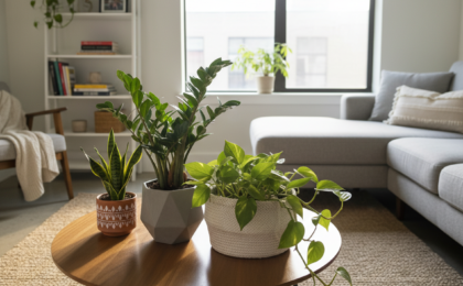easy indoor plants for busy people