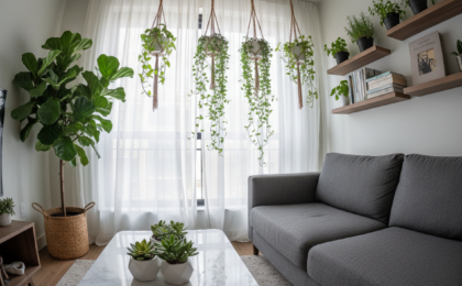 indoor plants for small modern apartments
