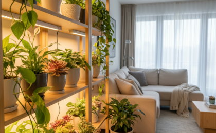 plants that grow with artificial light indoors