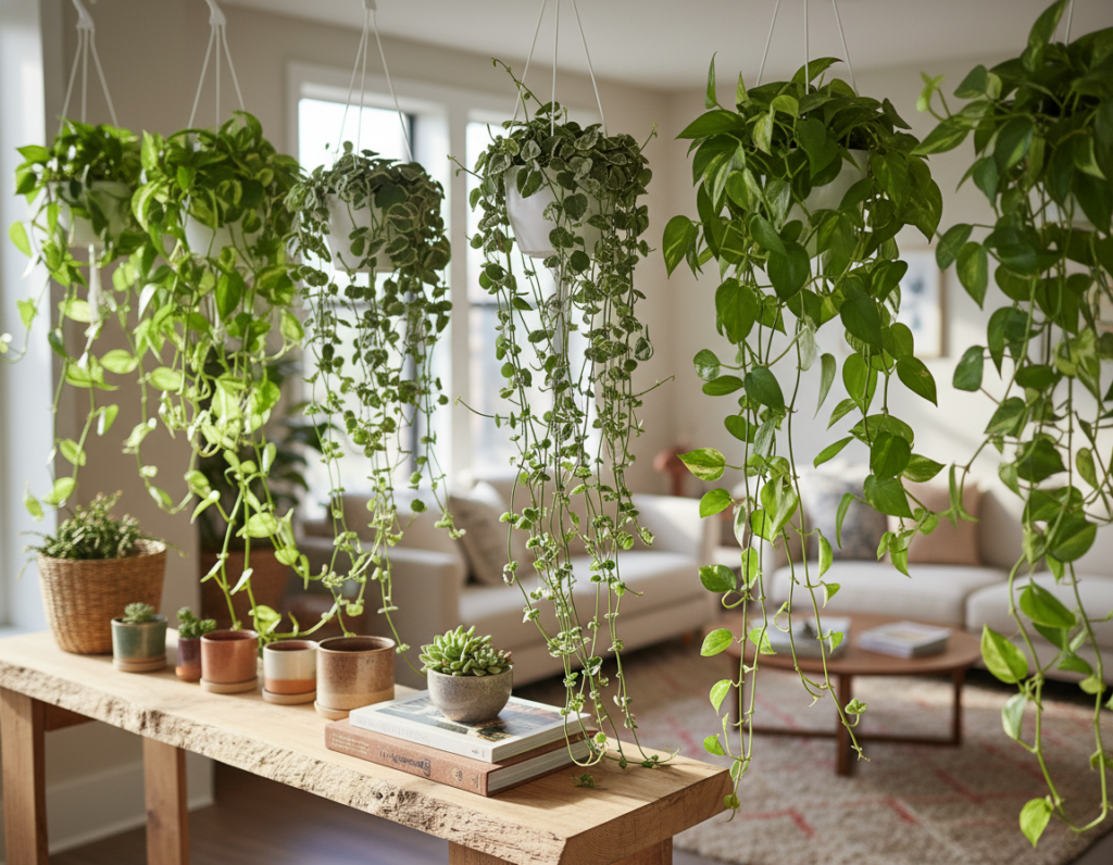 Small Hanging Greens That Add Warmth Without Taking Up Valuable Space