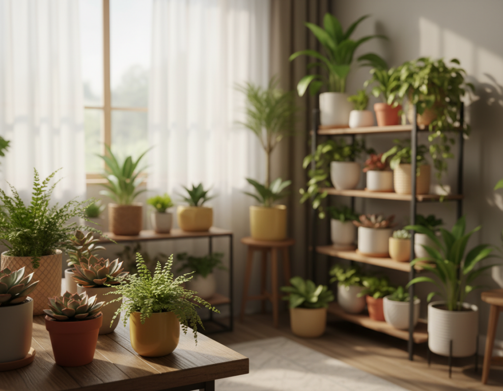 Indoor Plants That Stay Manageable in Small Containers for Long Periods