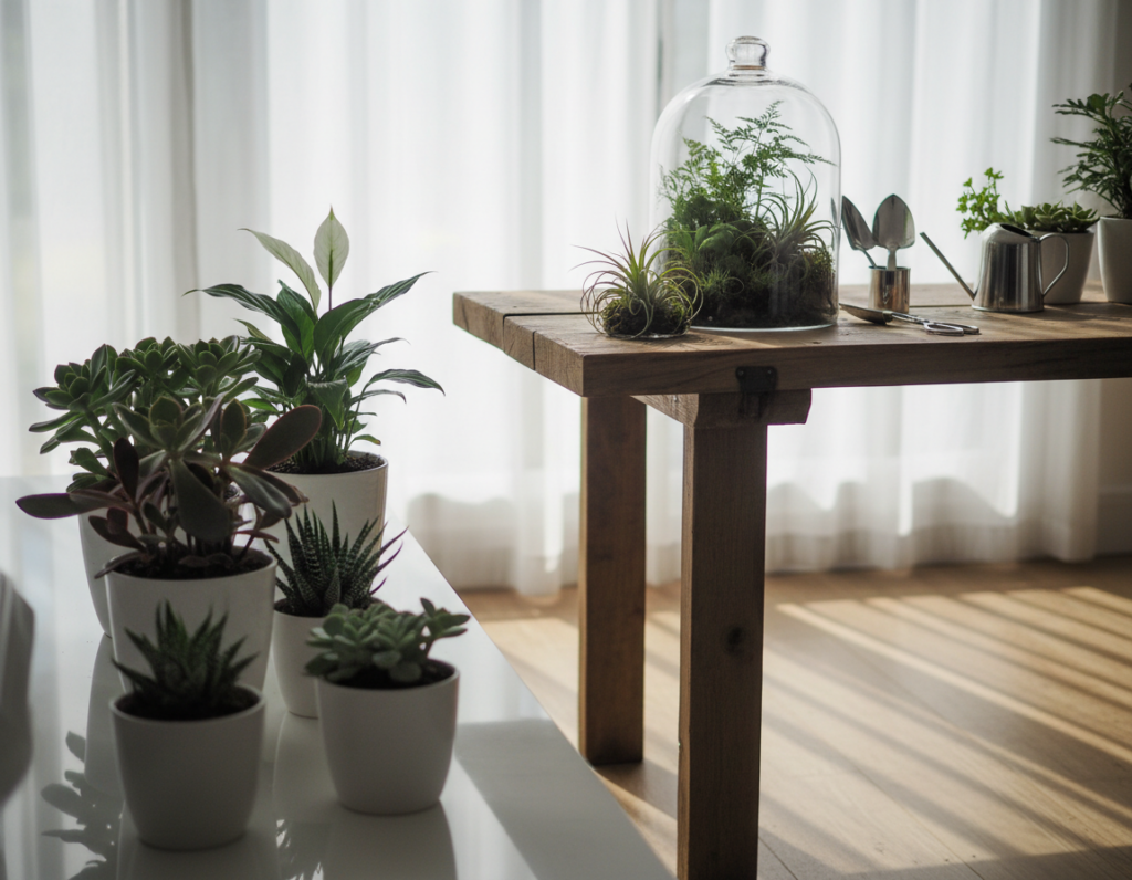 The Best Mini Indoor Greens for People Who Travel Frequently